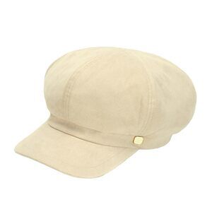 4193 Shamud Madoroscap Moroch Faux Suede Adjustable Short-brim Cap For Women